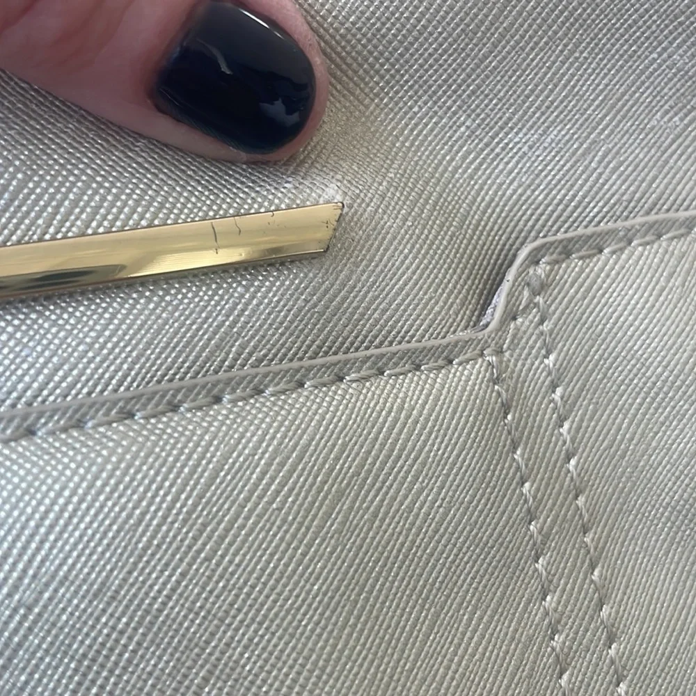 Danielle Nicole Gold Clutch Handbag Purse